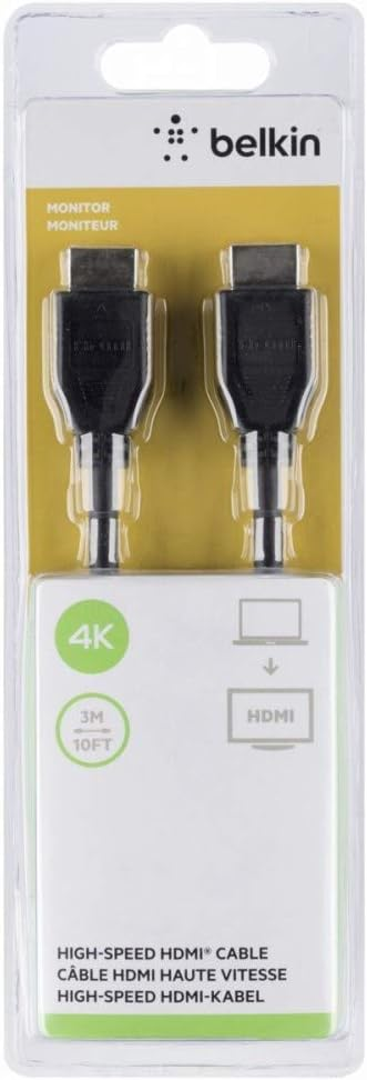 Belkin HDMIStandard Audio Video Cable 4K Full HD (1080p) 3m Belkin HDMIStandard Audio Video Cable 4K Full HD (1080p) 3m